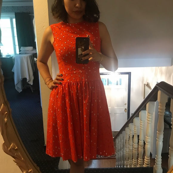 Vince Camuto Fiery Orange dress🔥✨ - Picture 6 of 6